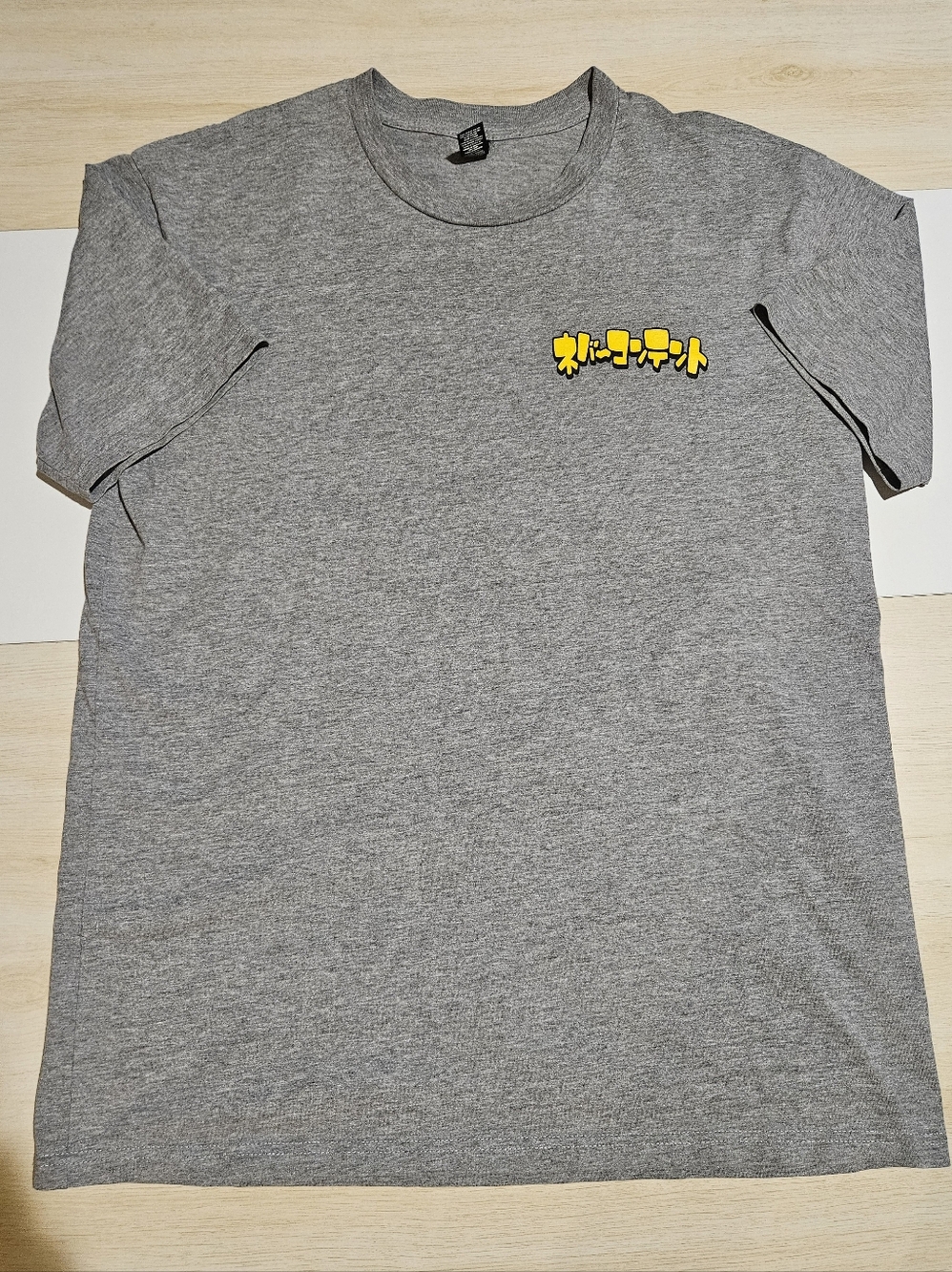 Never Content Bad Luck Club T-Shirt Gray